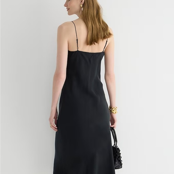 J crew Gwyneth cupro-blend slip dress size 14 - Picture 3 of 5